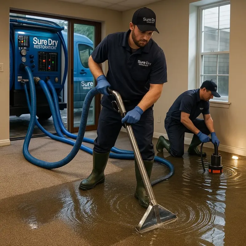 Water Extraction and Removal process in Sugarcreek Police Dept, OH